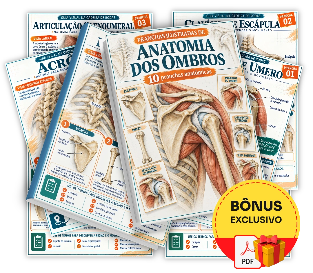 Pranchas Ilustradas de Anatomia dos Ombros